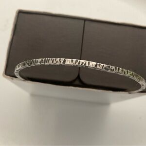Artisan Sterling Bangle Hand Forged